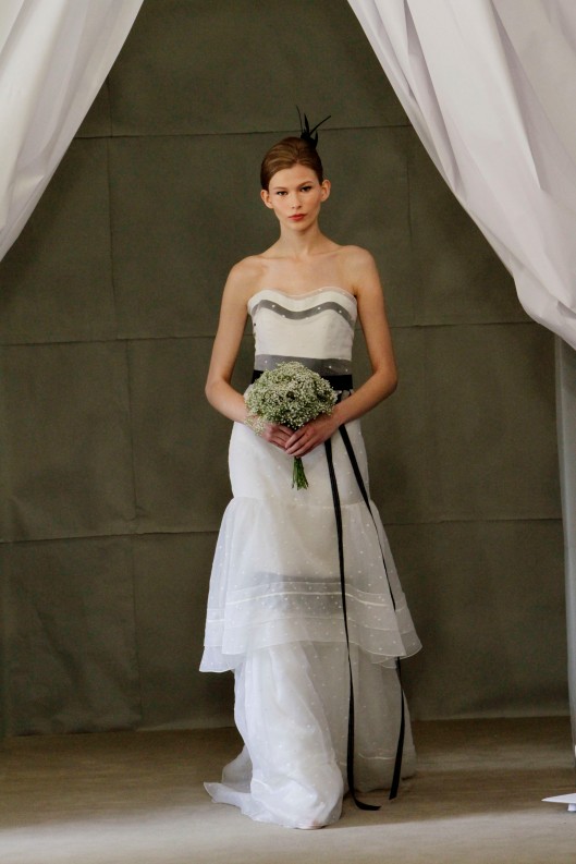 Carolina Herrera bridal runway show